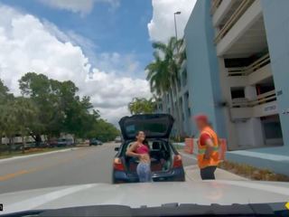 Hippie Teen Fucked By Roadside Assistance sex film videos
