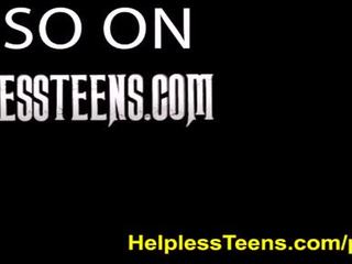 HelplessTeens.com Piper Perri begs for ride gets rough outdoor bondage