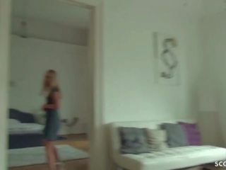 German Scout - Blonde Teen Linday Seduce to Fuck at.