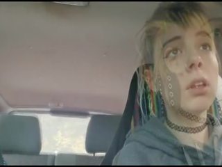 In Public with Vibrator and having an Orgasm while Driving
