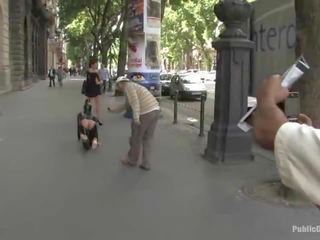 Glorious Young mistress gets abused In Public