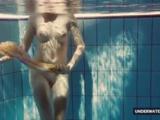 Marvelous Big Titted Teen Lera Swimming in the Pool