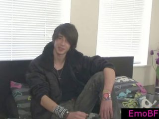 Amazingly perky Legal Age Teenagerage Homosexual Emo Introduction show
